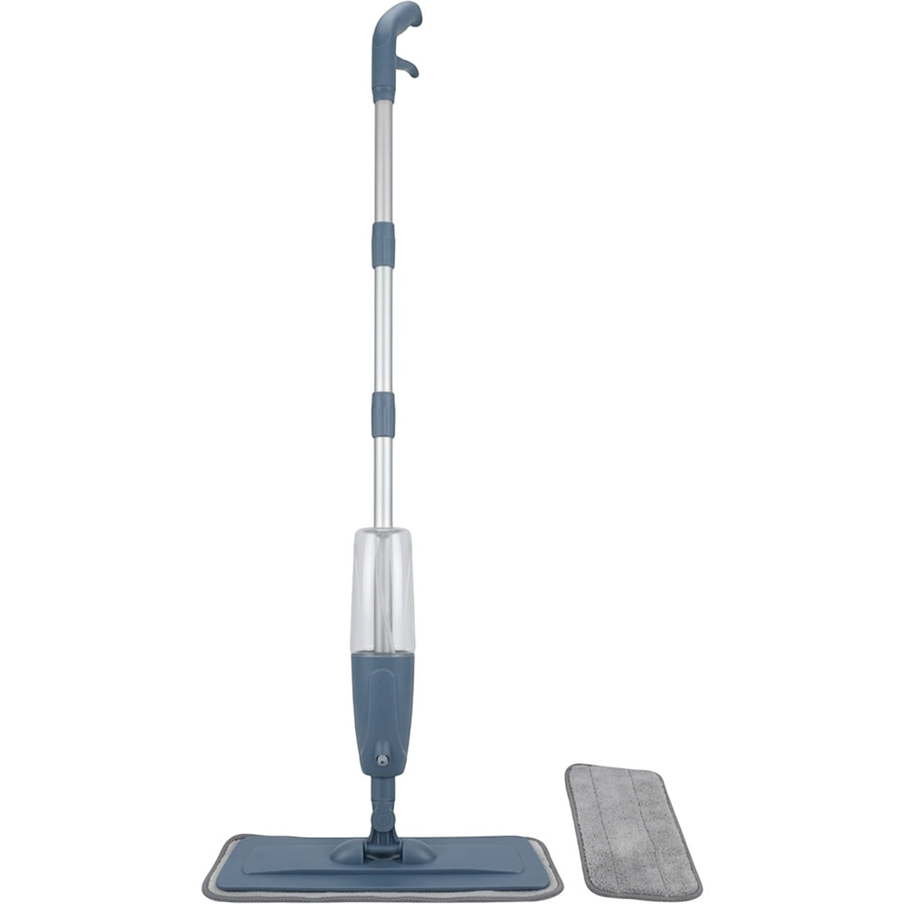 Kmxwp Flat Spray Mop with 600 ml Bottle and Two Pads Slate Blue - Product view