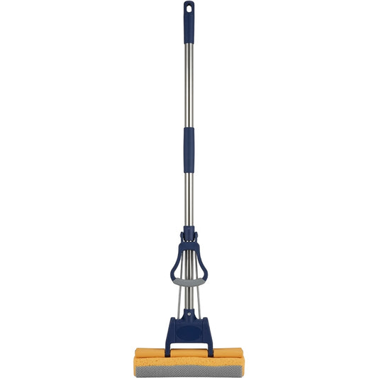 Kmxwp Pressfold Self-Wringing Sponge Mop 51 in Navy Gray - Product view