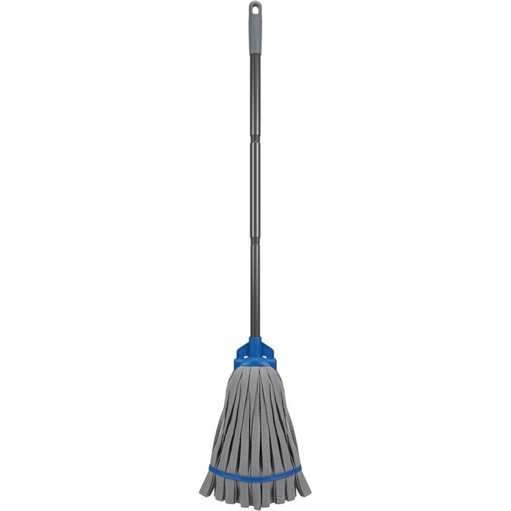 Kmxwp Self-Wringing Cotton Strip Mop with Ratchet Collar Gray - Product view