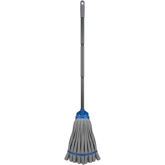 Kmxwp Self-Wringing Cotton Strip Mop with Ratchet Collar Gray - Product view